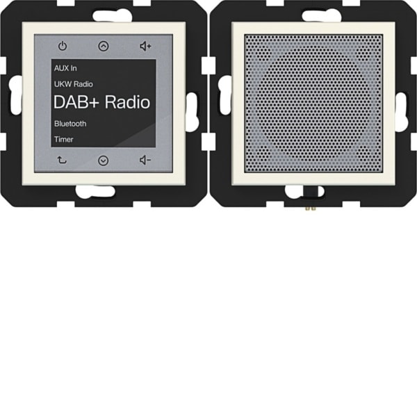 HAGER - HAGER A.x/C.x Radio Touch UP DAB+ Bluetooth mit LS, shell matt