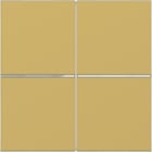 HAGER - HAGER A.x/C.x Taste 2f f. Taster Matter vernetzbar, gold metallisch