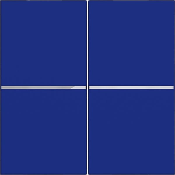 HAGER - HAGER A.x/C.x Taste 2f f. Taster Matter vernetzbar, cobalt matt