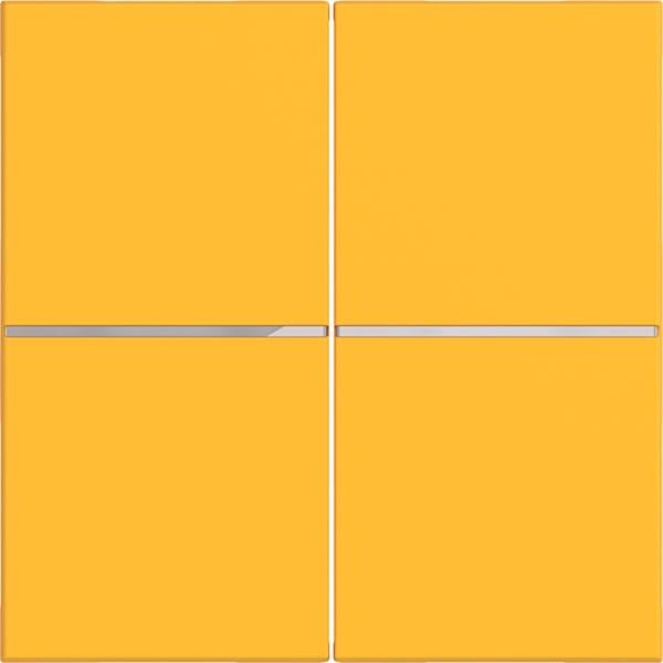 HAGER - HAGER A.x/C.x Taste 2f f. Taster Matter vernetzbar, saffron matt