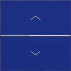 HAGER - HAGER A.x/C.x Taste 1-fach Pfeile Taster Matter vernetzbar, cobalt matt