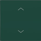HAGER - HAGER A.x/C.x Wippe 1-fach mit Aufdruck Symbol Pfeile, jade halbglänzend