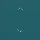 HAGER - HAGER A.x/C.x Wippe 1-fach mit Aufdruck Symbol Pfeile, azure matt