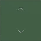 HAGER - HAGER A.x/C.x Wippe 1-fach mit Aufdruck Symbol Pfeile, forest matt