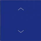 HAGER - HAGER A.x/C.x Wippe 1-fach mit Aufdruck Symbol Pfeile, cobalt matt