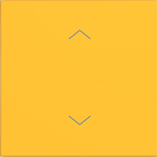 HAGER - HAGER A.x/C.x Wippe 1-fach mit Aufdruck Symbol Pfeile, saffron matt