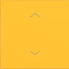 HAGER - HAGER A.x/C.x Wippe 1-fach mit Aufdruck Symbol Pfeile, saffron matt