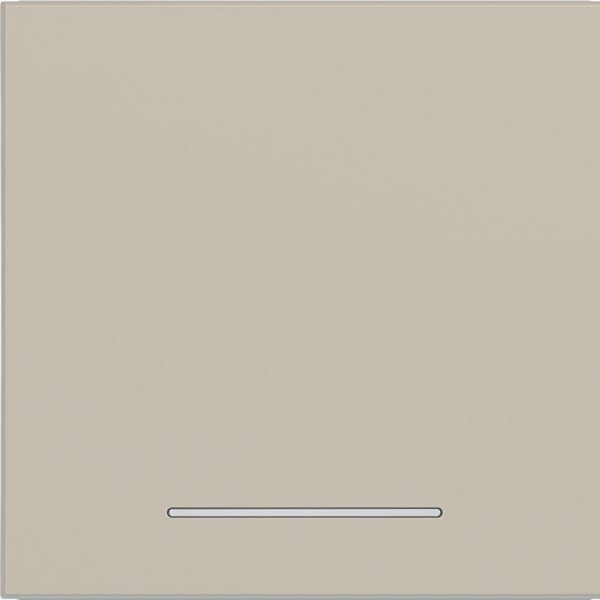 HAGER - HAGER A.x/C.x Wippe 1fach klare Linse sand matt