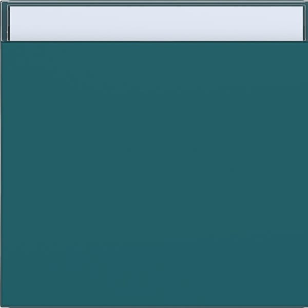 HAGER - HAGER A.x/C.x Wippe 1fach mit Beschr.feld, azure matt