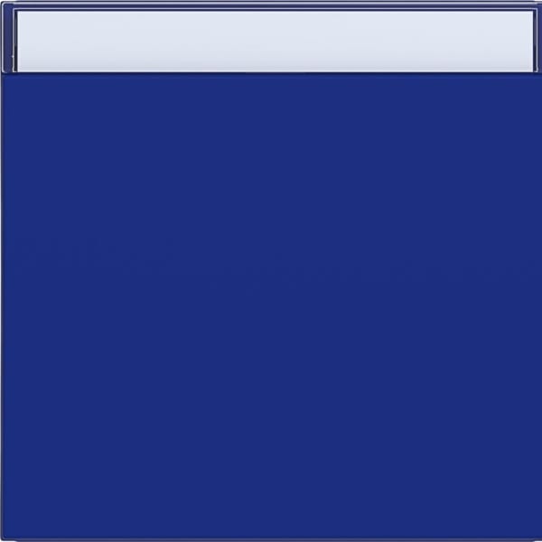 HAGER - HAGER A.x/C.x Wippe 1fach mit Beschr.feld, cobalt matt