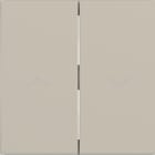 HAGER - HAGER A.x/C.x Wippe 2-fach mit Aufdruck Symbol Pfeile, sand matt