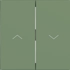 HAGER - HAGER A.x/C.x Wippe 2-fach mit Aufdruck Symbol Pfeile, aloe matt