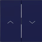 HAGER - HAGER A.x/C.x Wippe 2-fach mit Aufdruck Symbol Pfeile, ocean halbglänzend