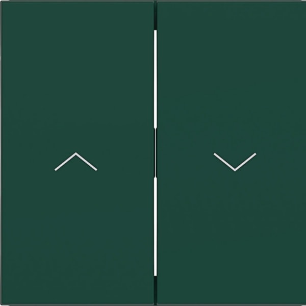 HAGER - HAGER A.x/C.x Wippe 2-fach mit Aufdruck Symbol Pfeile, jade halbglänzend