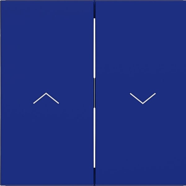 HAGER - HAGER A.x/C.x Wippe 2-fach mit Aufdruck Symbol Pfeile, cobalt matt