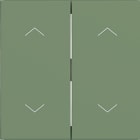 HAGER - HAGER A.x/C.x Wippe 2-fach mit Aufdruck Symbol Pfeile, aloe matt