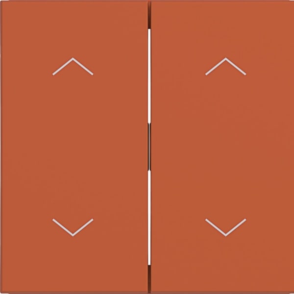 HAGER - HAGER A.x/C.x Wippe 2-fach mit Aufdruck Symbol Pfeile, canyon matt