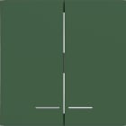 HAGER - HAGER A.x/C.x Wippe 2fach klare Linse forest matt