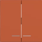 HAGER - HAGER A.x/C.x Wippe 2fach klare Linse canyon matt