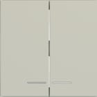 HAGER - HAGER A.x/C.x Wippe 2fach klare Linse pebble matt