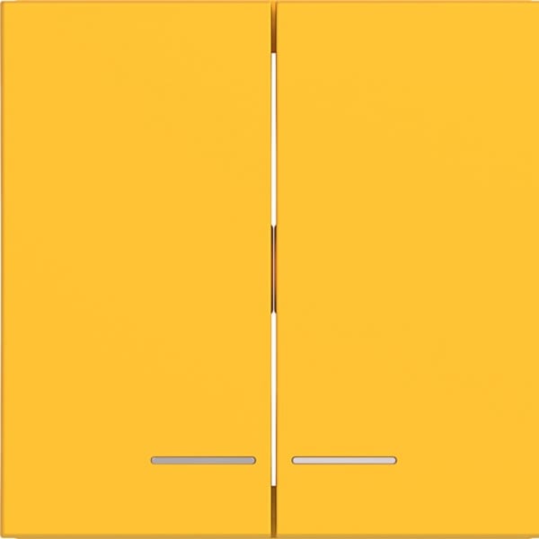 HAGER - HAGER A.x/C.x Wippe 2fach klare Linse saffron matt