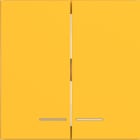 HAGER - HAGER A.x/C.x Wippe 2fach klare Linse saffron matt