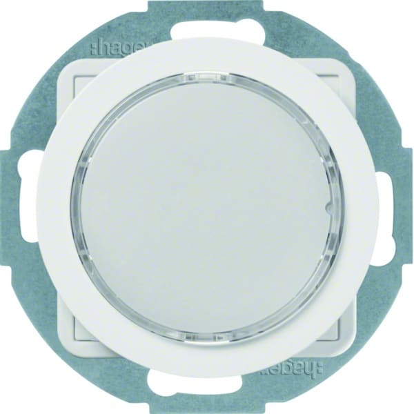 HAGER - HAGER R.classic LED-Signallicht weiße Beeuchtung polarweiß glänzend