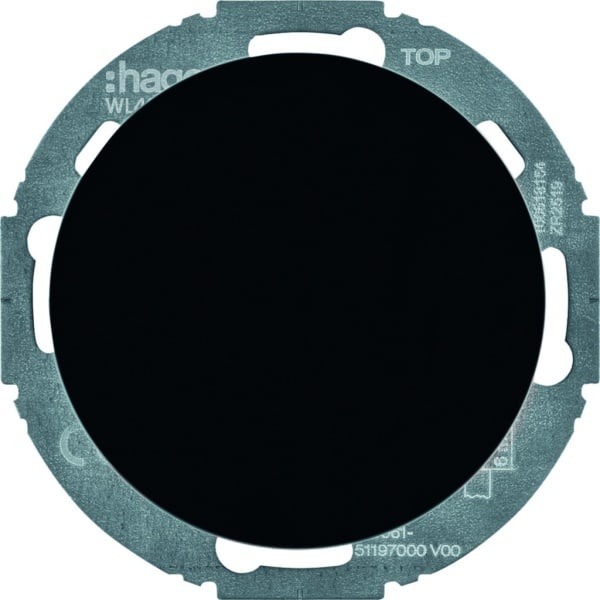 HAGER - HAGER R.classic Nebenstelle für Univ. Drehdimmer WL4011BG schwarz glänzend