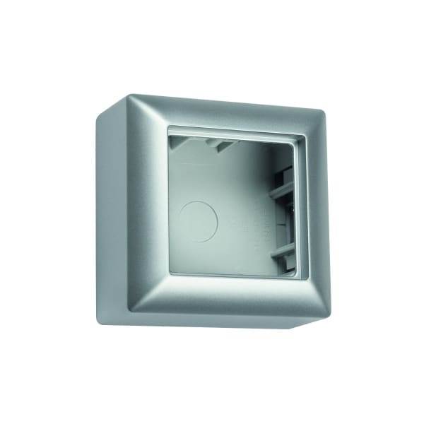 ELSNER - ELSNER Aufputzgehäuse 1-fach 55x55 mm Aluminium lackiert