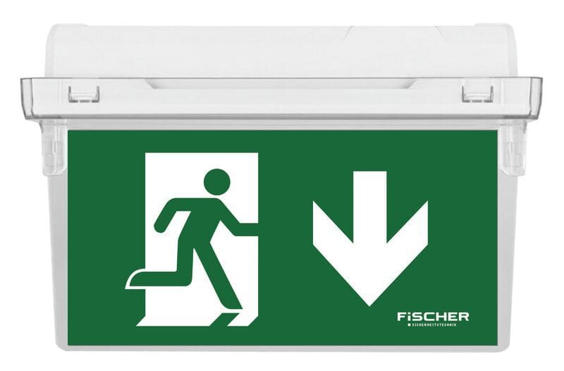 FISCHER - FISCHER 10001096090009 Piktogrammscheibe unten/weiß Exit-S