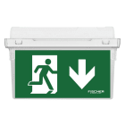 FISCHER - FISCHER 10001096090009 Piktogrammscheibe unten/weiß Exit-S