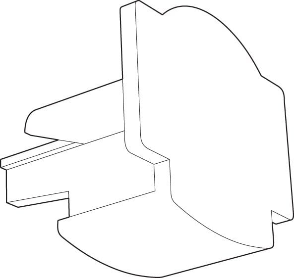 SYLVANIA - Lytespan 1 Endkappe ws
