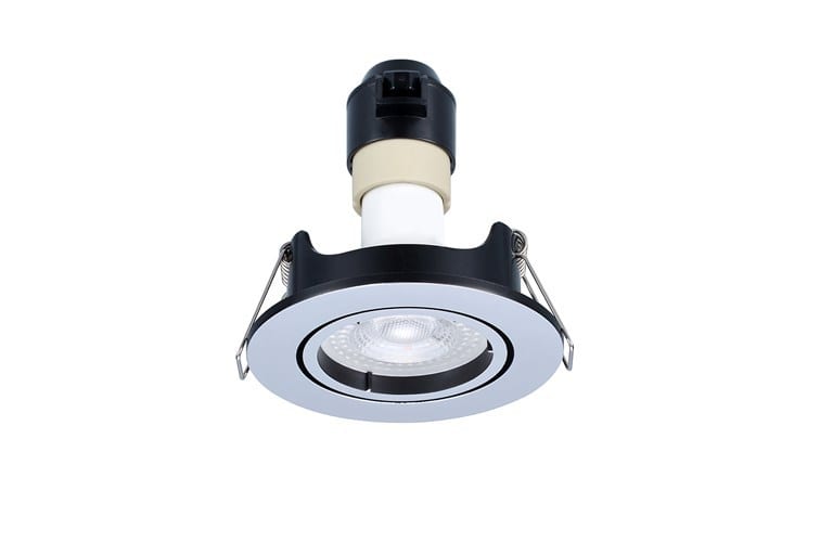SYLVANIA - SylSpot Kit rund IP20 4,5W 345lm 840 schwenkbar Chrom 3x