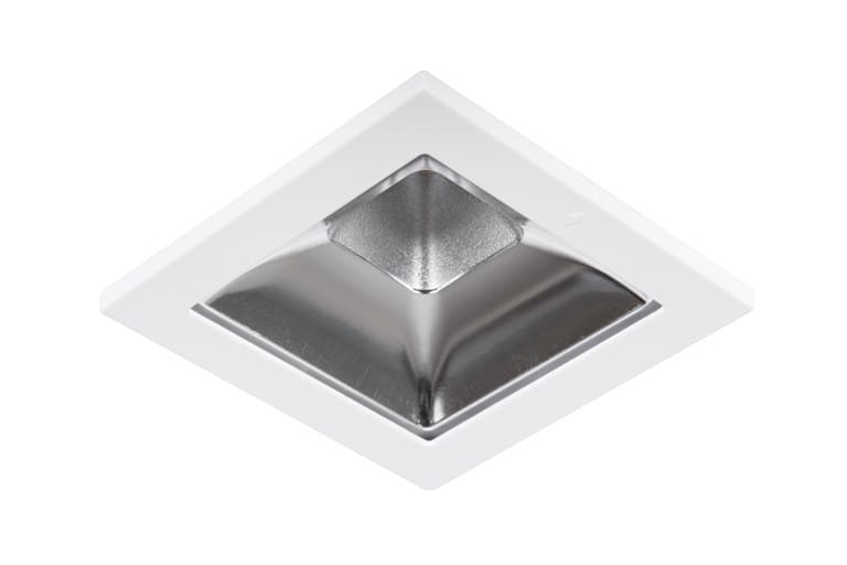 SYLVANIA - Myriad quadrat. LED 15W 840 48° CDim Refl. silber Rahmen ws IP65