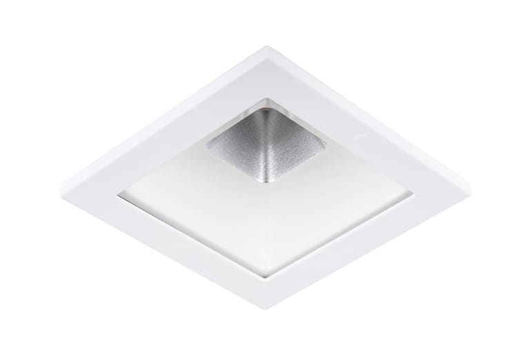 SYLVANIA - Myriad quadrat. LED 15W 840 48° DALI Refl. ws Rahmen ws IP65 Einzelbat. 3h