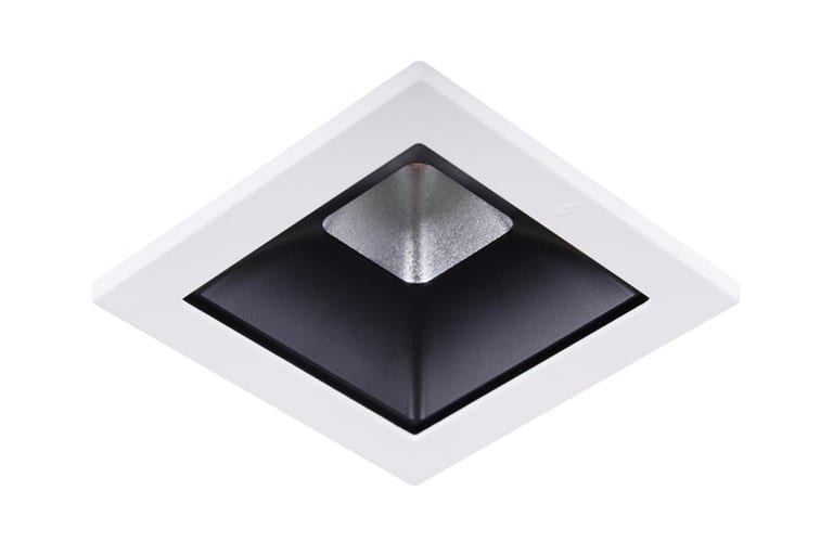 SYLVANIA - Myriad quadrat. LED 15W 830 48° DALI Refl. sw Rahmen ws IP65