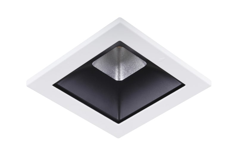 SYLVANIA - Myriad quadrat. LED 15W 840 48° DALI Refl. sw Rahmen ws IP65