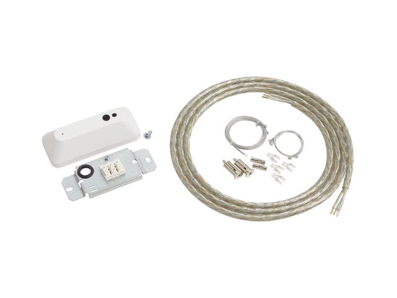 SYLVANIA - Set 2 Rana Seilabhängung 1,5m, Baldachin ws, Kabel-Clips, 3x1.5² transparent