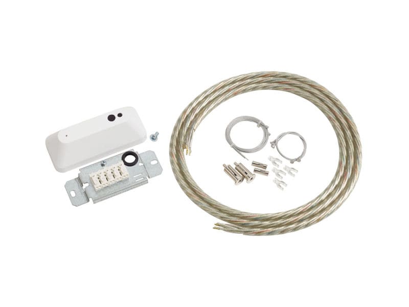 SYLVANIA - Rana Seilabhängung 1,5m, Baldachin ws, Kabel-Clips, 5x1.5² transparent