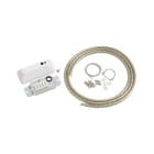SYLVANIA - Rana Seilabhängung 1,5m, Baldachin ws, Kabel-Clips,  5x1.5² transparent