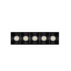 SYLVANIA - Domino 5xLED 930 13W 750lm 30° Refl. sw Rahmen ws