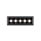 SYLVANIA - Domino 5xLED 940 13W 800lm 30° Refl. sw Rahmen sw DALI