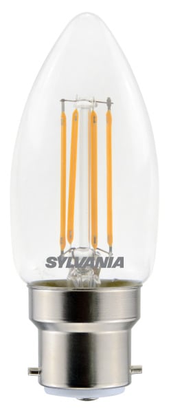 SYLVANIA - ToLEDo Retro Kerze B22 4,5W 470lm 827 KL dim SL
