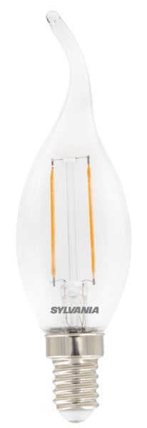 SYLVANIA - ToLEDo Retro Kerze Windstoß E14 2,5W 250lm 827 KL SL