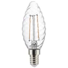 SYLVANIA - ToLEDo Retro Kerze gedreht E14 2,5W 250lm 827 KL SL
