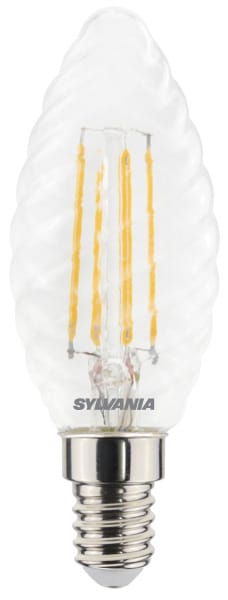 SYLVANIA - ToLEDo Retro Kerze gedreht E14 4,5W 470lm 827 KL SL