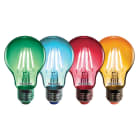 SYLVANIA - ToLEDo Retro Chroma A60 E27 4,1W 4er Pack G/B/R/O farbig sort. IP54 SL4
