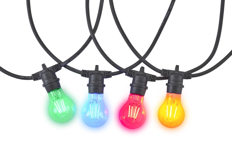 SYLVANIA - YourHome Lichtergirlande Kit IP54 incl. 12 Lampen farbig sortiert EUR