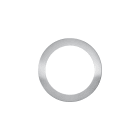 SYLVANIA - Ringblende gebürstetes Chrom 228