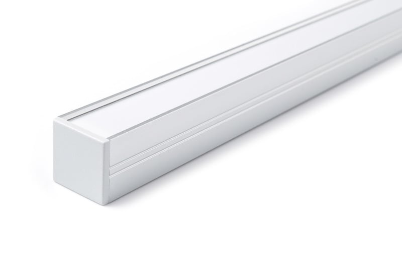 SYLVANIA - Anbauprofil halbhoch 16 (19x19) 3m Set